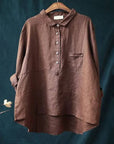 Oshoa™ - Isla Linen Long Sleeve Shirt